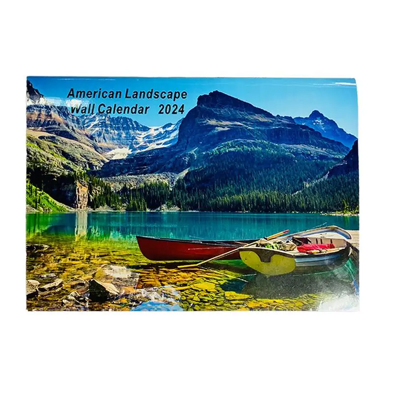 Landscapes Wall Calendar 2024 Nature Landscapes Wall Calendar Nature Photography Collection Monthly Calendar For Study Room