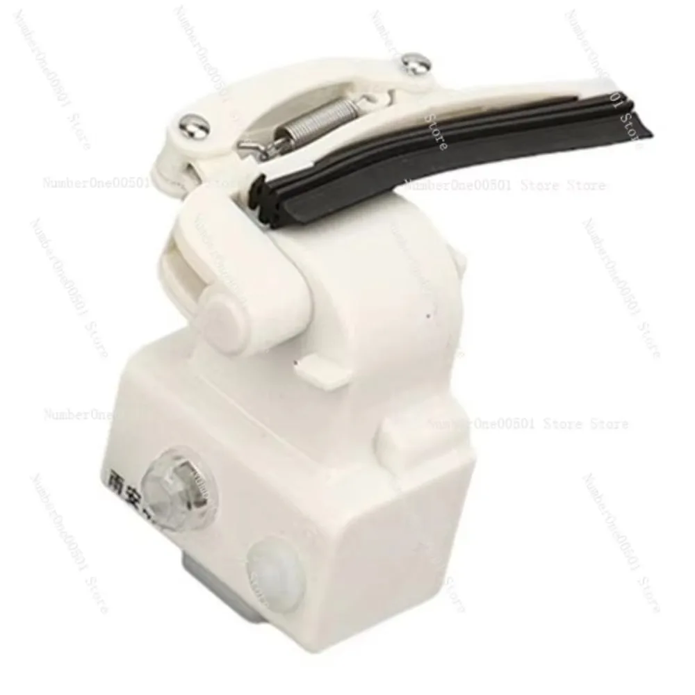 Electric Helmet Wiper With Warning Light Smart Rechargeable Automatic For Two Wheeler