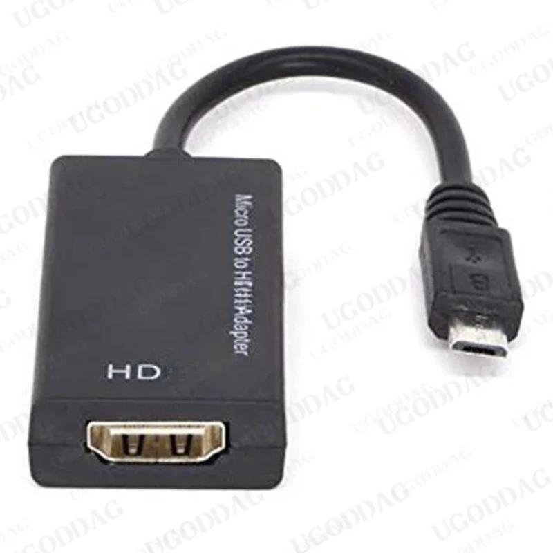 كابل محول MHL متوافق مع Micro USB إلى HDMI 1080P HDTV لأجهزة Android Samsung Galaxy Note 4 Note Edge S2 HTC
