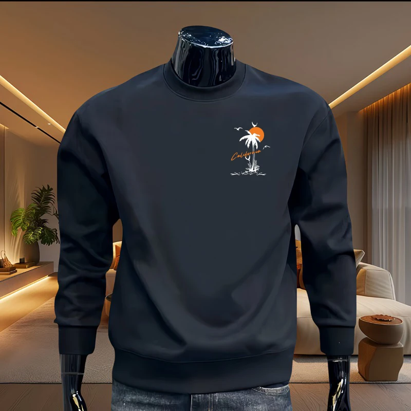 جديد الخريف الرجال الجرافيك بلوزات الساخن بيع طويلة الأكمام تي شيرت القطن الهيب هوب المتضخم تيز سترة رياضية علوية الرجال الملابس 2025 #2