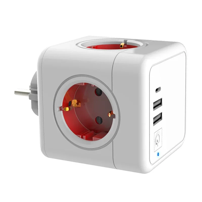 02c- EU/Germany/France power cube socket