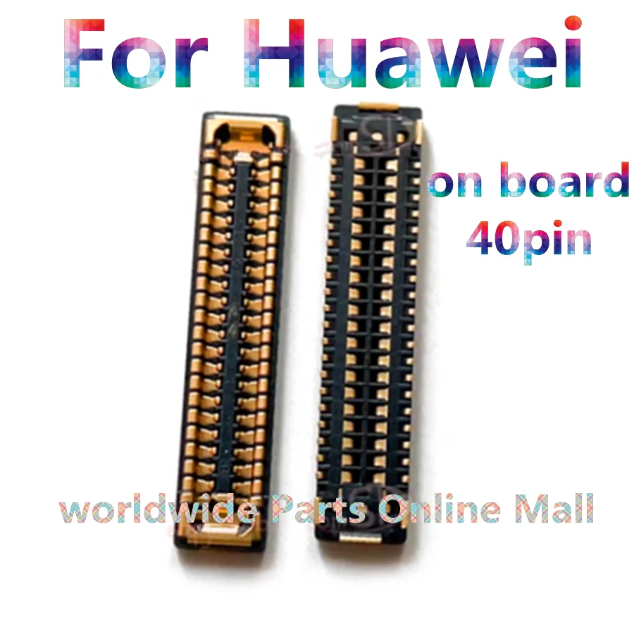 10pcs-100pcs  Usb Charger Charging Dock Port FPC Connector Plug For Huawei nova7pro on board flex Display stand 40Pin