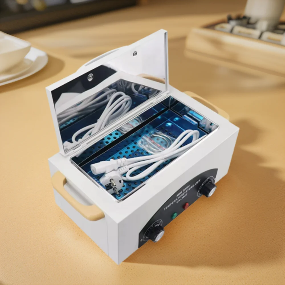 Stérilisateur Portable haute température 300W, boîte de désinfection pour tatouage de beauté, outil dentaire des ongles, équipement de dentisterie à Autoclave
