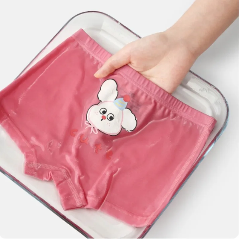 4PCS Mädchen Baumwolle Weiche Antibakterielle Höschen Kinder Nette Drucken Unterwäsche Jungen Atmungsaktive Komfort Schlüpfer 3 + y Junge Kind kleidung