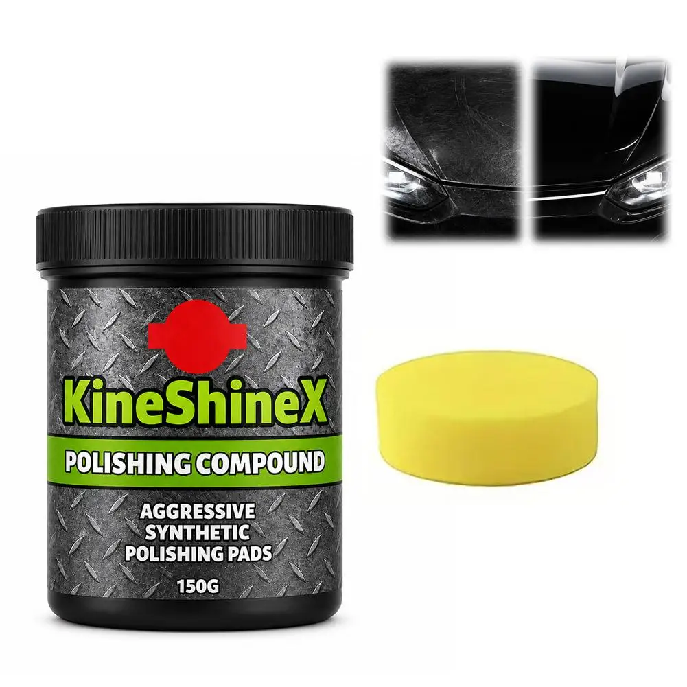150G Car Paint Polishing Compound Furniture Polishing Cream Remove Scratches & Oxidation Stains Long-Lasting Protective Layer
