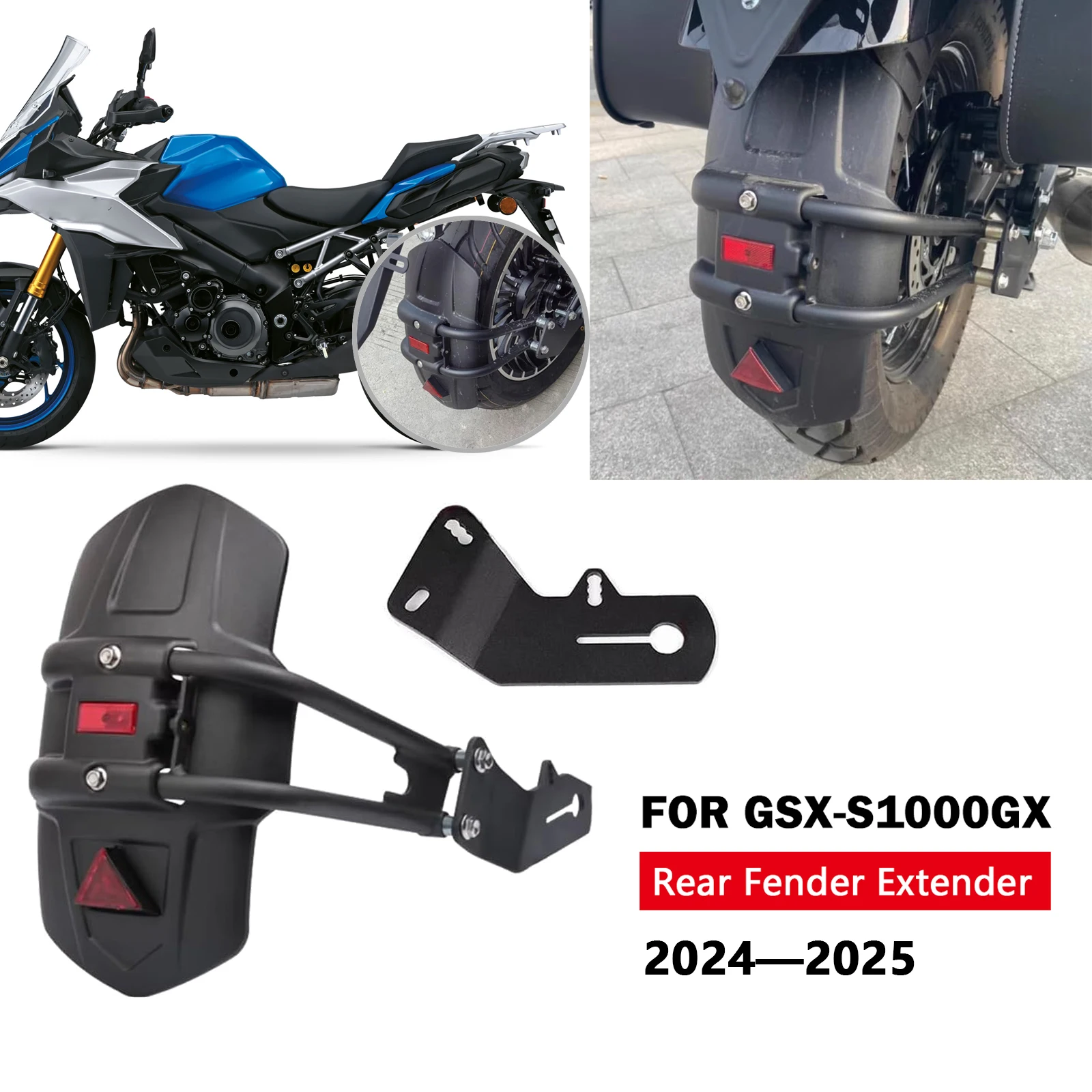 

For GSX-S1000 GX gsx s1000gx 2024-2025 rear wheel fender parts motorcycle rear fender new accessories splash guard