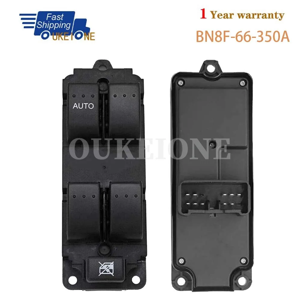 BN8F66350A para 2004 2005 2006 2007 2008 2009 Mazda 3 2.0L 2.3L Master Driver ventana lateral puerta interruptor de alimentación accesorios de coche