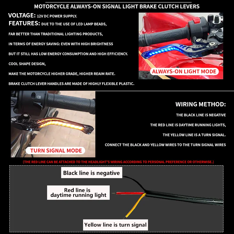 Motorcycle Always-on Signal Turn Light Short Brake Clutch Levers Handles Grips For S2R 1000 ST3 ST4 /S/ABS MTS1100 S MTS1000SDS