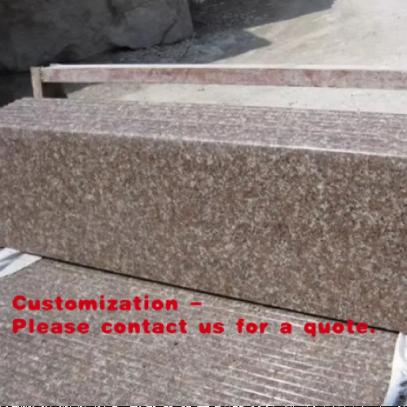 

Customize.G687 Peach Red Granite Stair Step Staircase Natural Granite Building Material