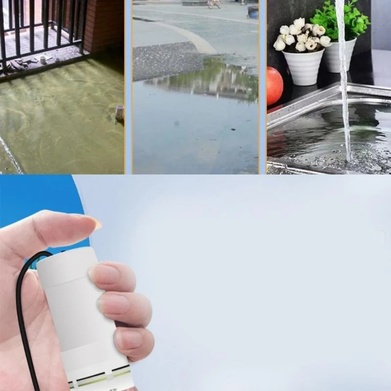 JU64 USB Powered Water for Fish Tanks and Balconies with Stainless Steel Mesh Filter