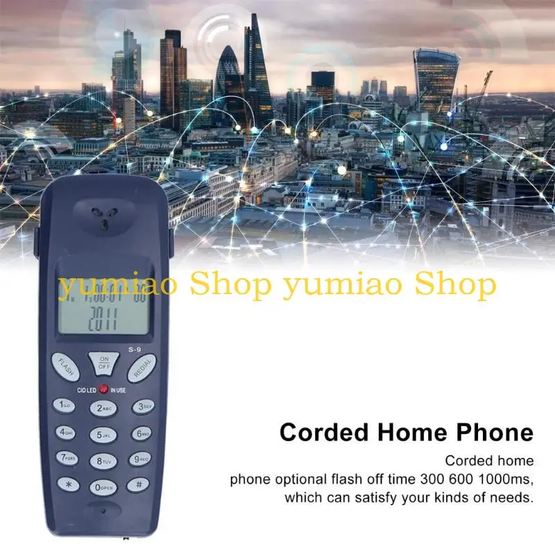 587B Professional Telephone with Caller Display and Line Test Improve Communication Quality