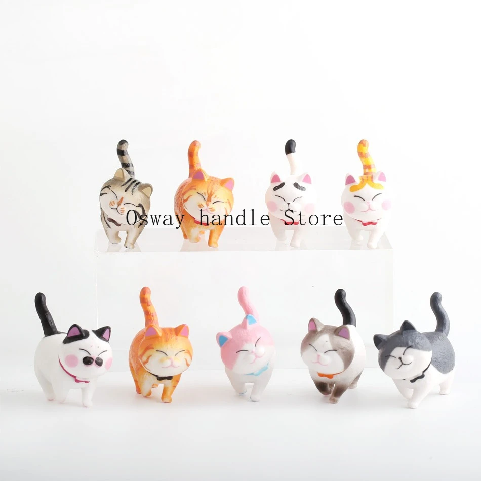 Carton Panda Cat Shape Handle Door Knobs Brass Base Handles for Cabinet Kitchen Cupboard Wardrobe Closet Drawer Pulls
