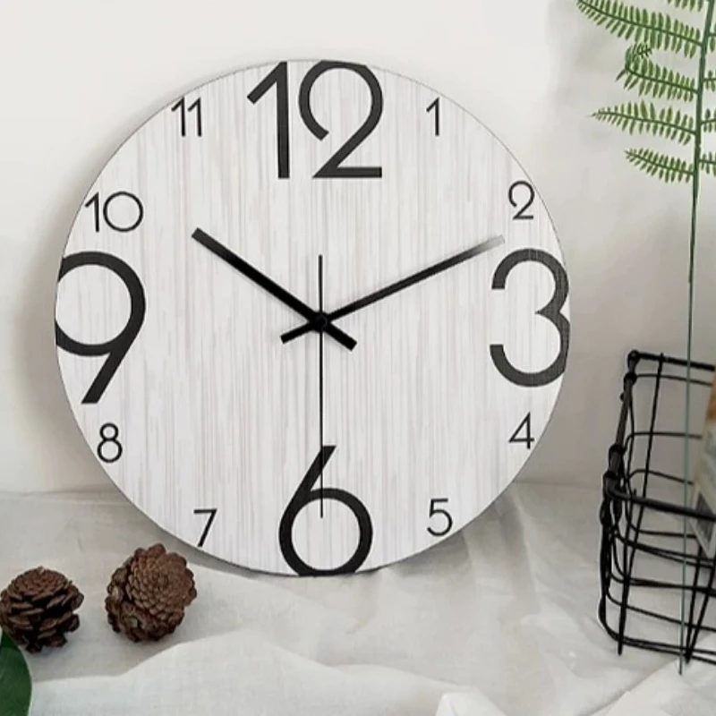 Seating Room Round Office Wall Clock Minimalist Elegant Industrial Wall Clock Beautiful Minimalist Dekor Zimmer Home Decoration