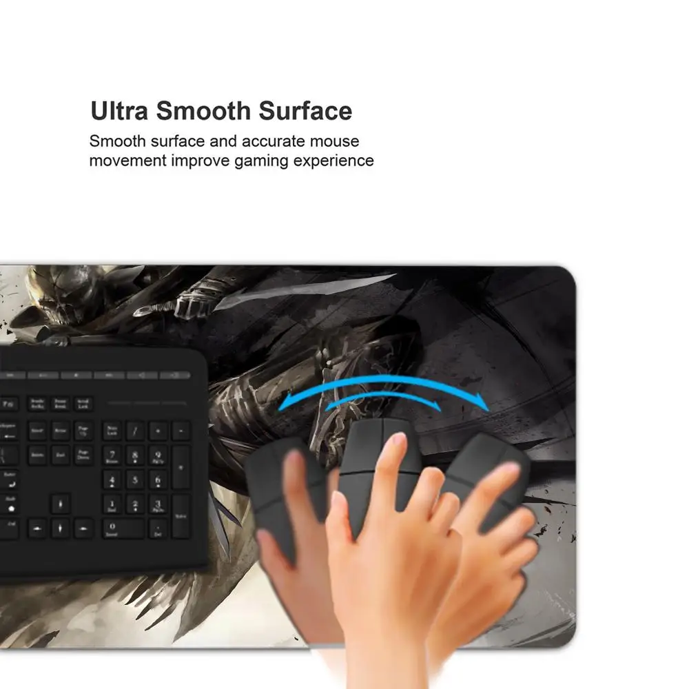 Guild Wars 2 Mouse Pad Tablet Mouse Pad Laptop XL Desktop Mouse Pad, Lucu HD Rainbow Gaming Keyboard Pad, Csgo Player, 90x40