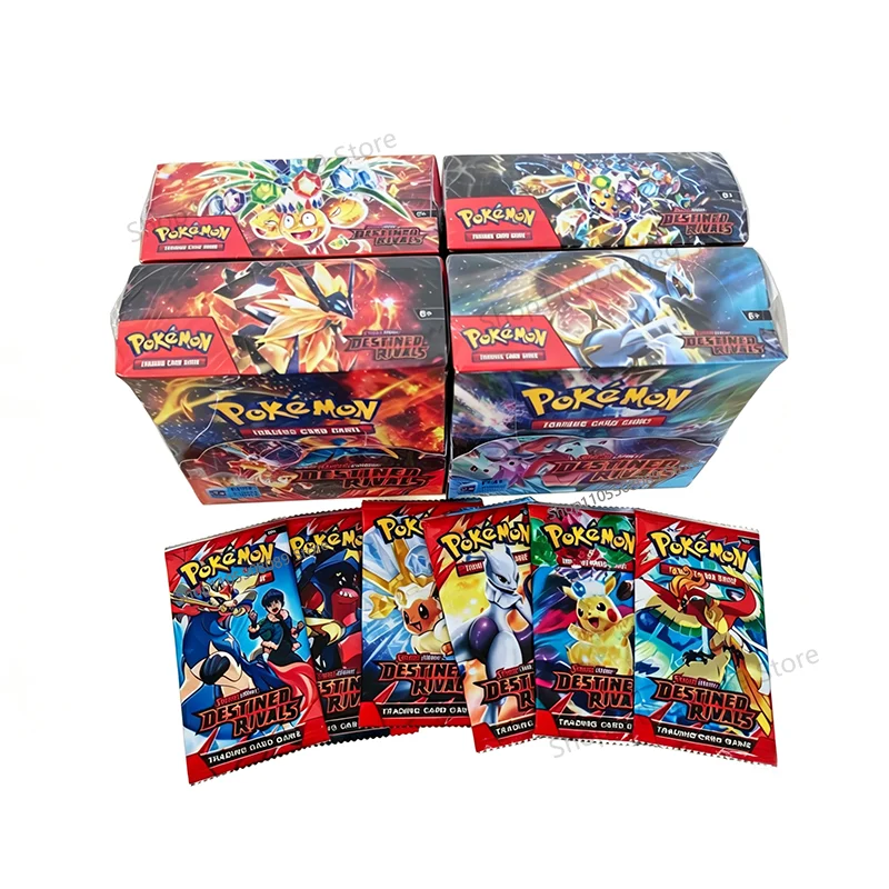 Scarlet Violet Destined Rivals 288 Stück Englische Version Pokemon TCG Classics Booster Box Pokemon Sammelkarten 36 Pack Box