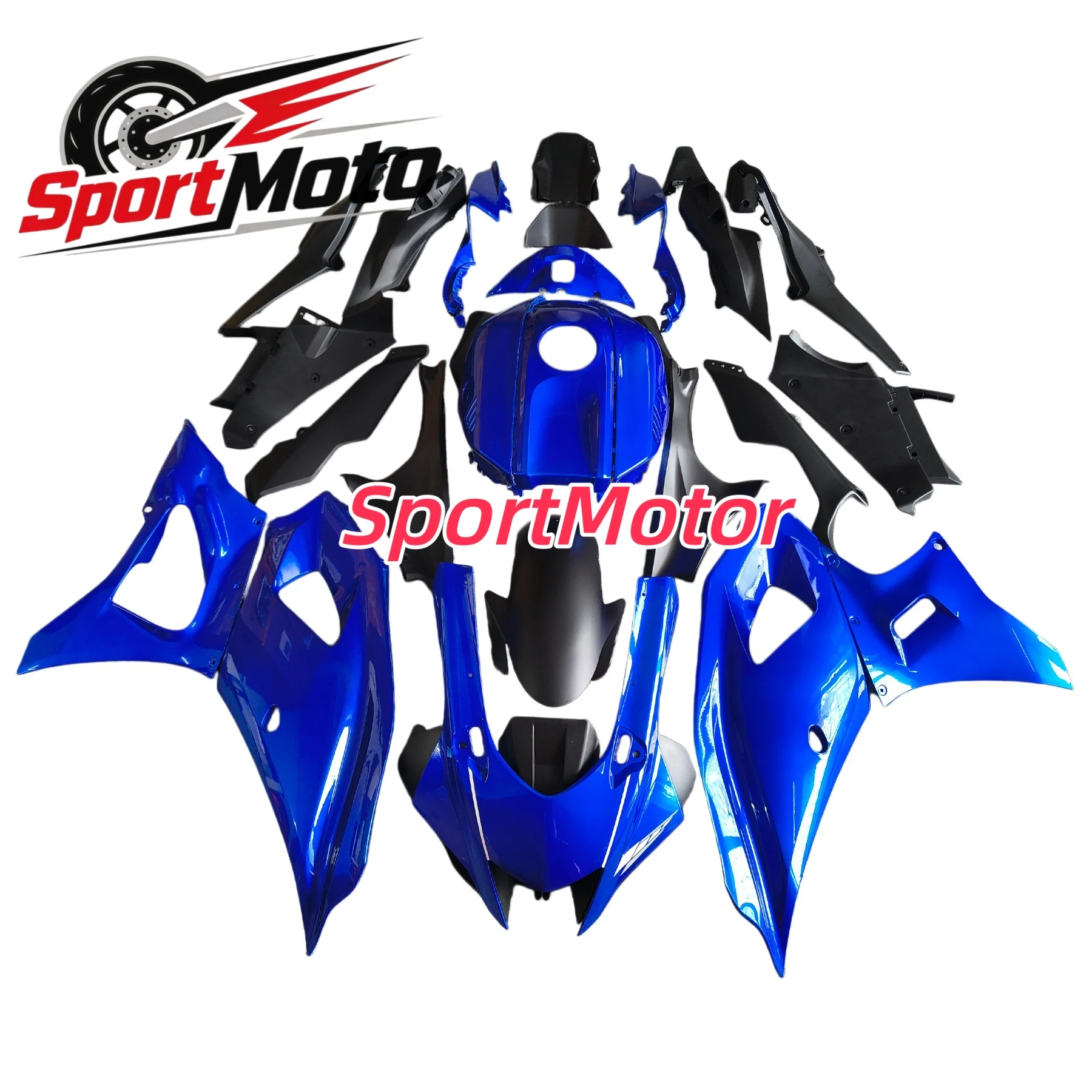 For YAMAHA YZF-R7 R7 2022 2023 2024 2025 Motorcycle Fender Tank Winglet Bellypan Tail Side Panels Fairing Kit