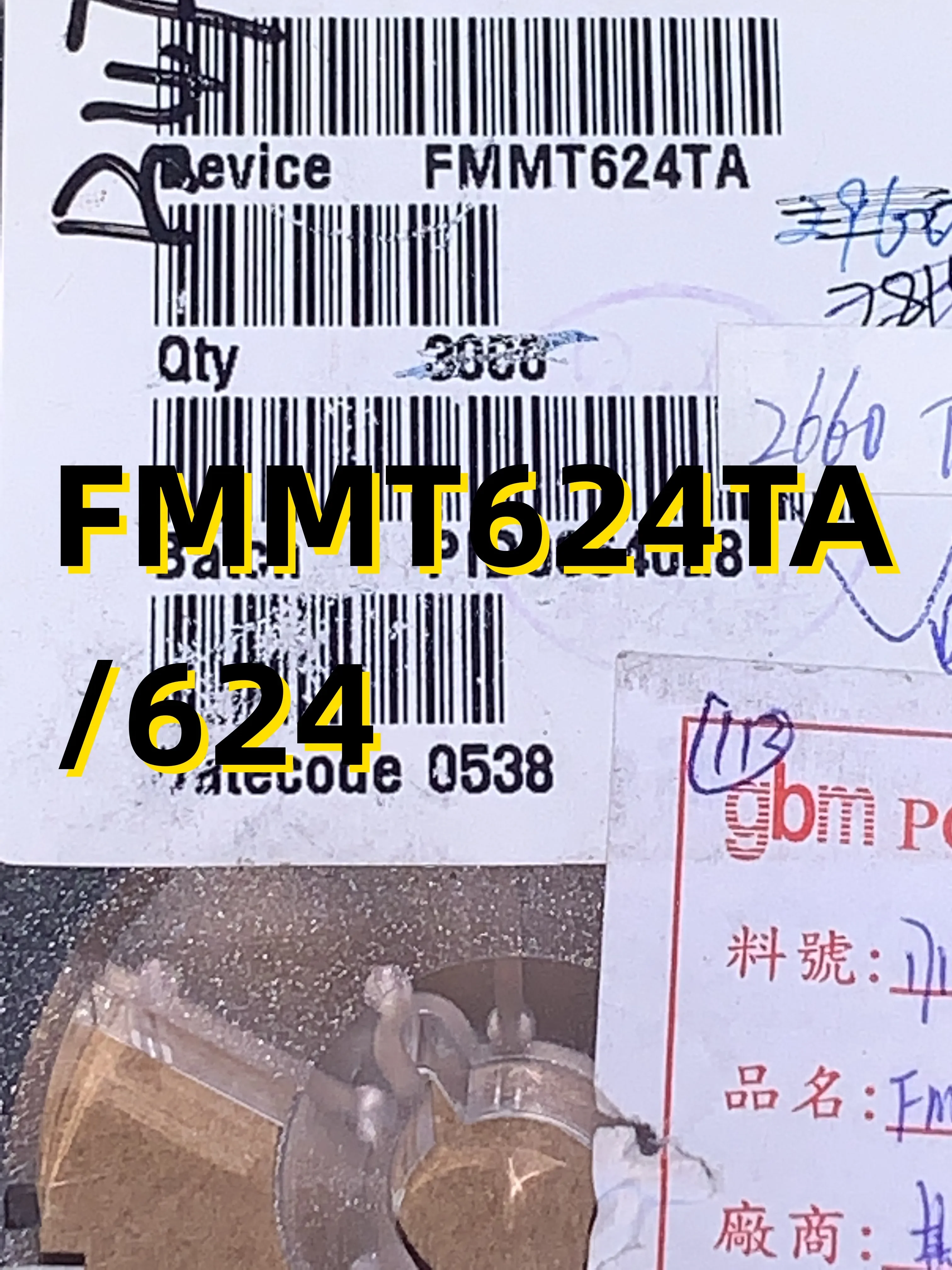 

10pcs FMMT624TA /624