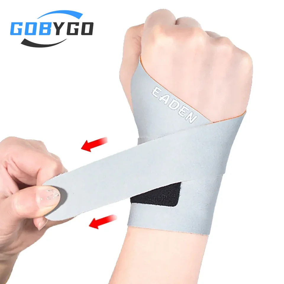 GOBYGO Lightweight Wrist Support Fitness Thin Badminton Sports Jacket Wrist Sprain Tendon Sheath Joint Strain Winding Fixation