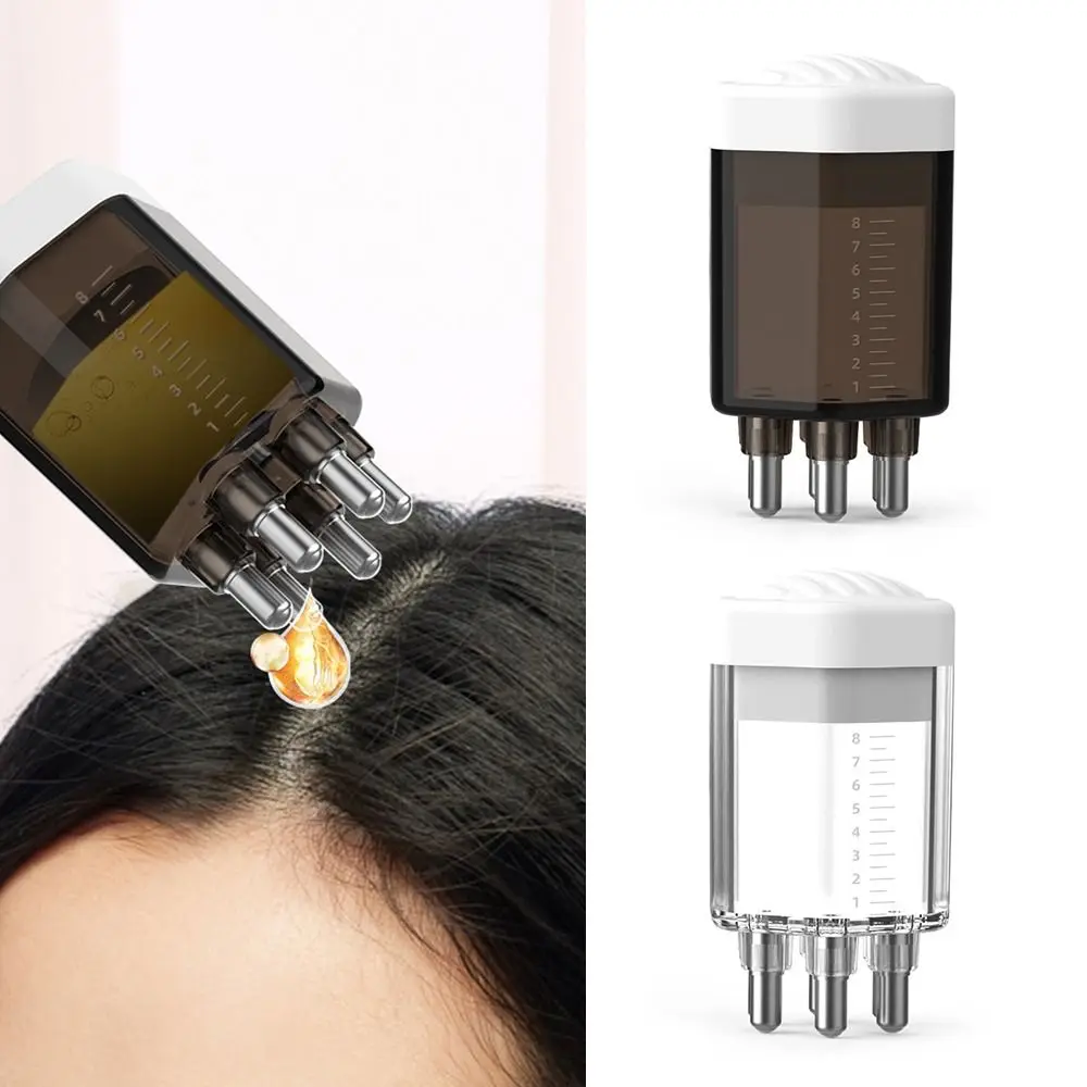 Hair Scalp Treatment Scalp Applicator Anti Hair Loss Portable Oil Liquid Massager Comb Plastic 8ML Scalp Care Liquid Combs