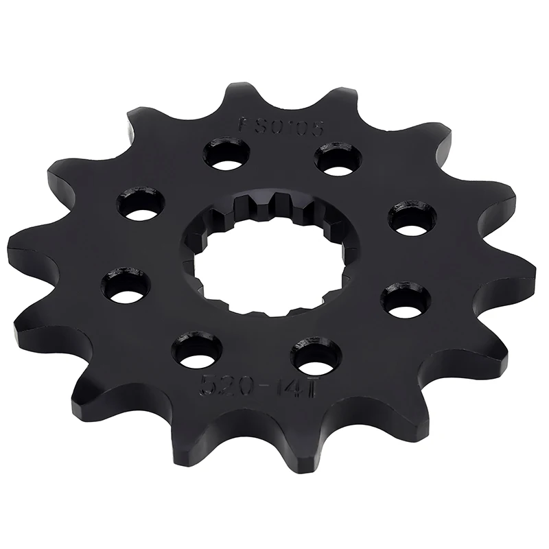 Motorcycle 520 14T 15T 16T Front Sprocket Chain Wheel For Yamaha Off Road WR250 YZ250 MT-25 MT-03 TDR250 TZR250 YZF-R25 YZF-R3