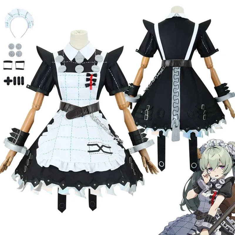 Anime Zenless Zone Zero ZZZ Corin Wickets Cosplay Costume Role Play Comic Con Dress Hallowmas Party Women Game Outfit Uniform