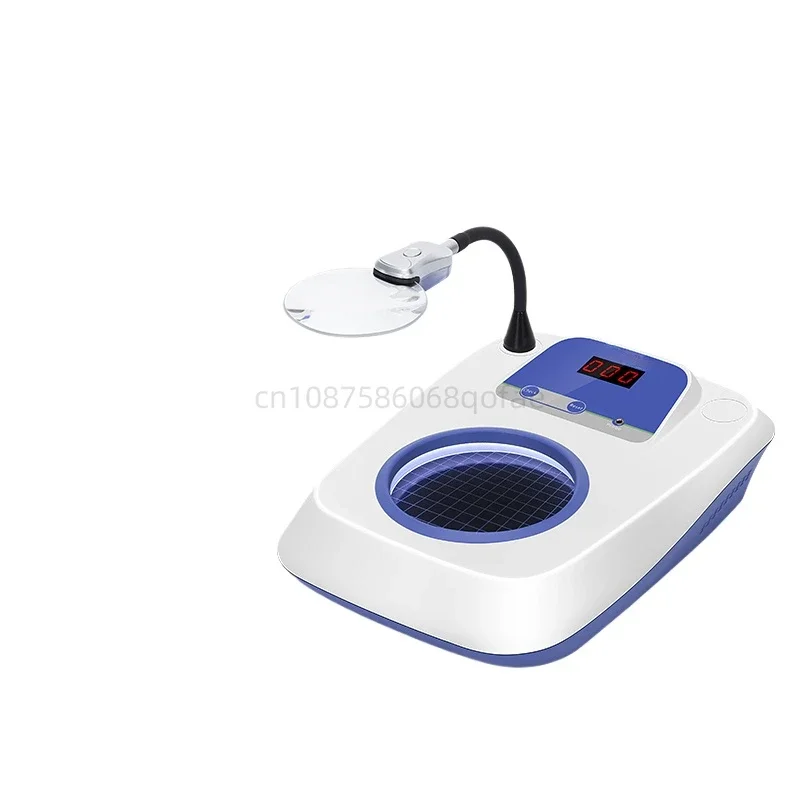 220V Laboratory Digital Display Colony Counter Bacteria Testing Equipment Bacteria Count Detector With 3/6X Magnifier