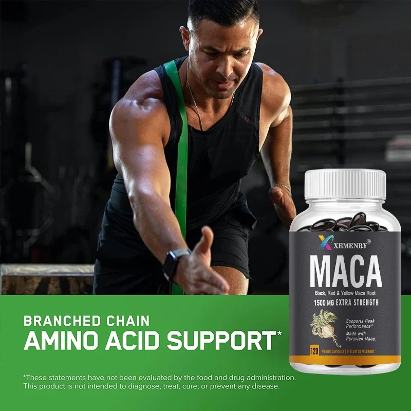 Maca Extract, Enhanced Potency Energy Booster, Anti-Fatigue Supplement