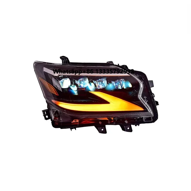 

YBJ Car Accessories Front Lights for Lexus GX460 470 400 Headlight Conversion to 2021 LED 4 Angel Eyes Front Gx460 Headlights