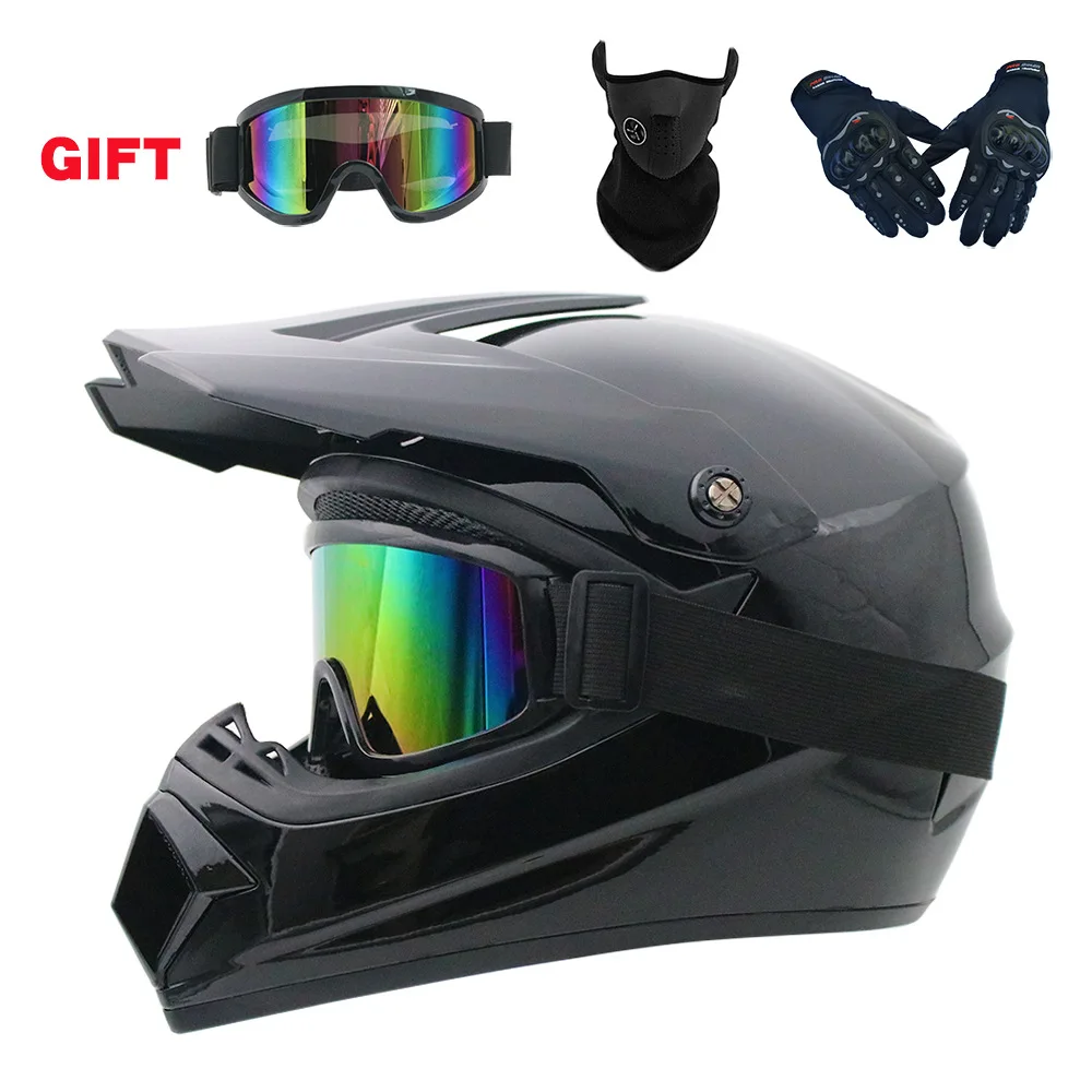 Profissional motocicleta motocross fora de estrada capacete dot racing casque moto helme com presente gratuito