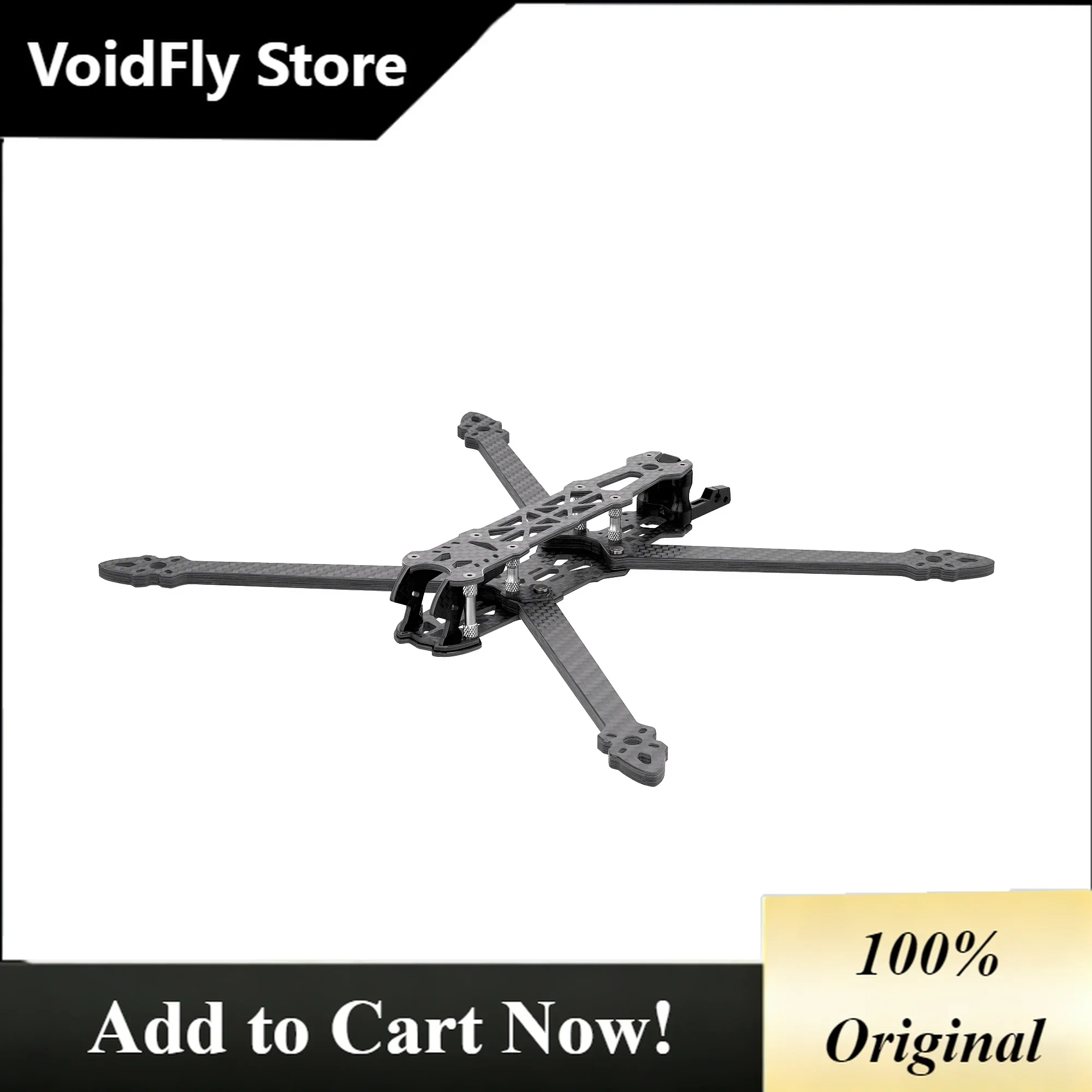 VoidFly GEPRC GEP-Mark4-7 / GEP-Mark4-8 Frame H Type for FPV 7inch / 8inch Drones