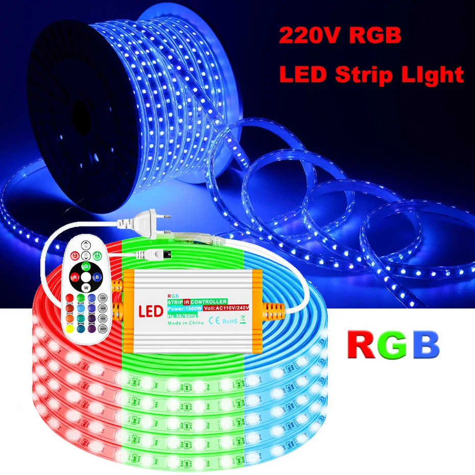 5050-led-ストリップライト-4ピン-60leds-m-rgb-テープ-ac220v-1m-100m-ir-リモコン付き-ip67-防水コントローラー屋外照明
