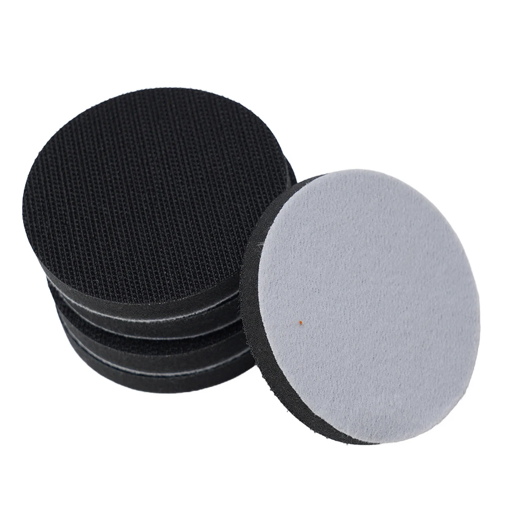 Soft Density Interface For Pads Sponge Buffer Backing 5pcs for Orbital Sanding Pad Support and Improved Vibration Dampening