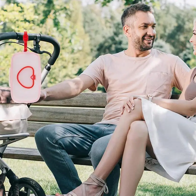 Baby Wipes Travel Case Compact Wet Tissue Dispenser Baby Wipe Holder Multipurpose Wipe Box Dispenser Wet Wipe Container For