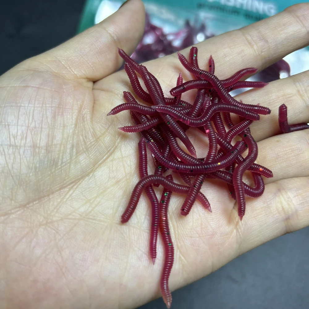 เหยื่อตกปลาแบบนิ่ม 100-200 ชิ้ - Aglaonema Red บทวิจารณ์และราคา