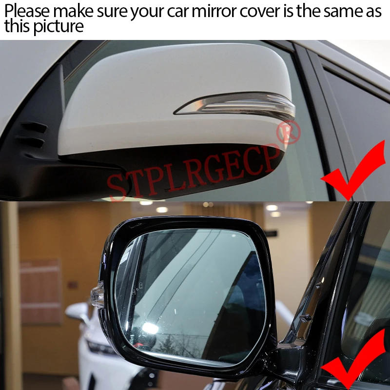 Exterior Side Power Replacement Mirrors Reflective Lens Mirror Glass Parts for Lexus GX460 LX570 J200 2008-2021