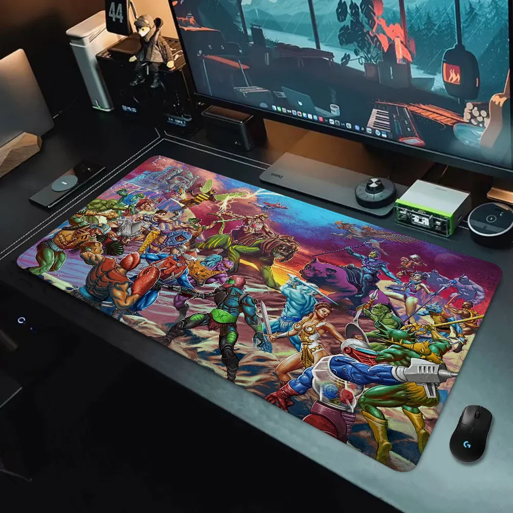 He Man Masters Of Universe Gamer Desk Accessories Office Gaming Mouse Pad Gamer Mousepad Anime Computer Table Mat Large Mats Pc