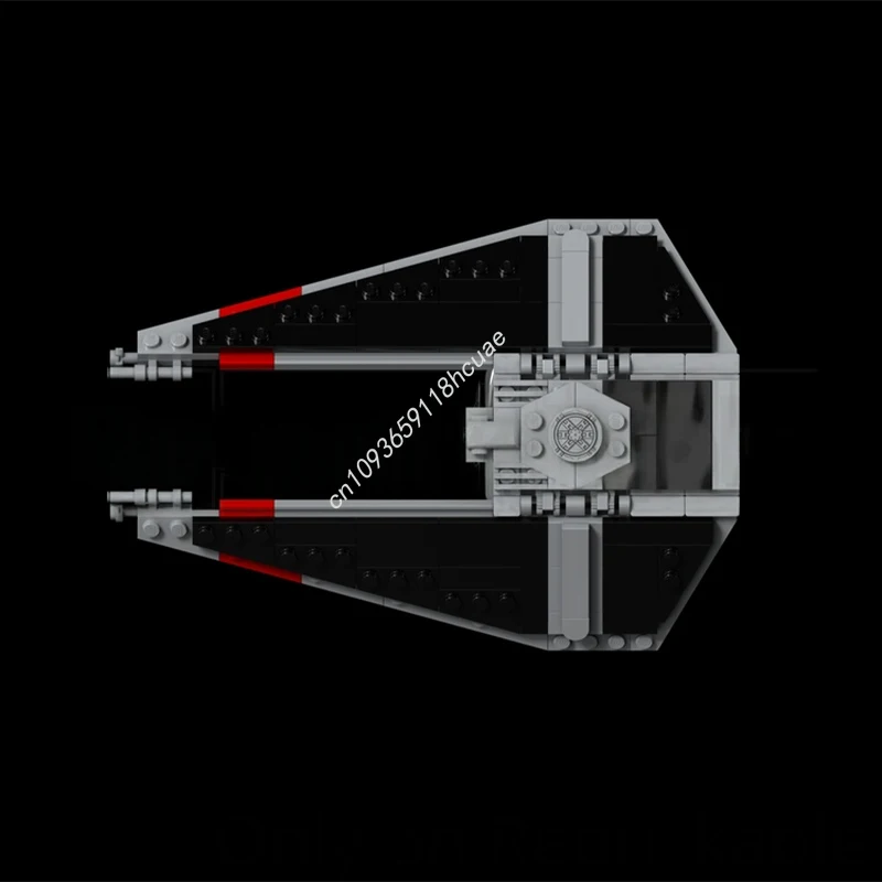 

420 шт. MOC Imperial TIE Interceptor Vult Skerris Star Battle, строительные блоки, рождественская игрушка, подарок STEM, образовательный креатив