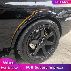 Wheel Eyebrows Fender Flares Trim for Subaru Impreza STI WRX 2002-2009 Wheel Arches Eyebrows Mouldings Kit Protector