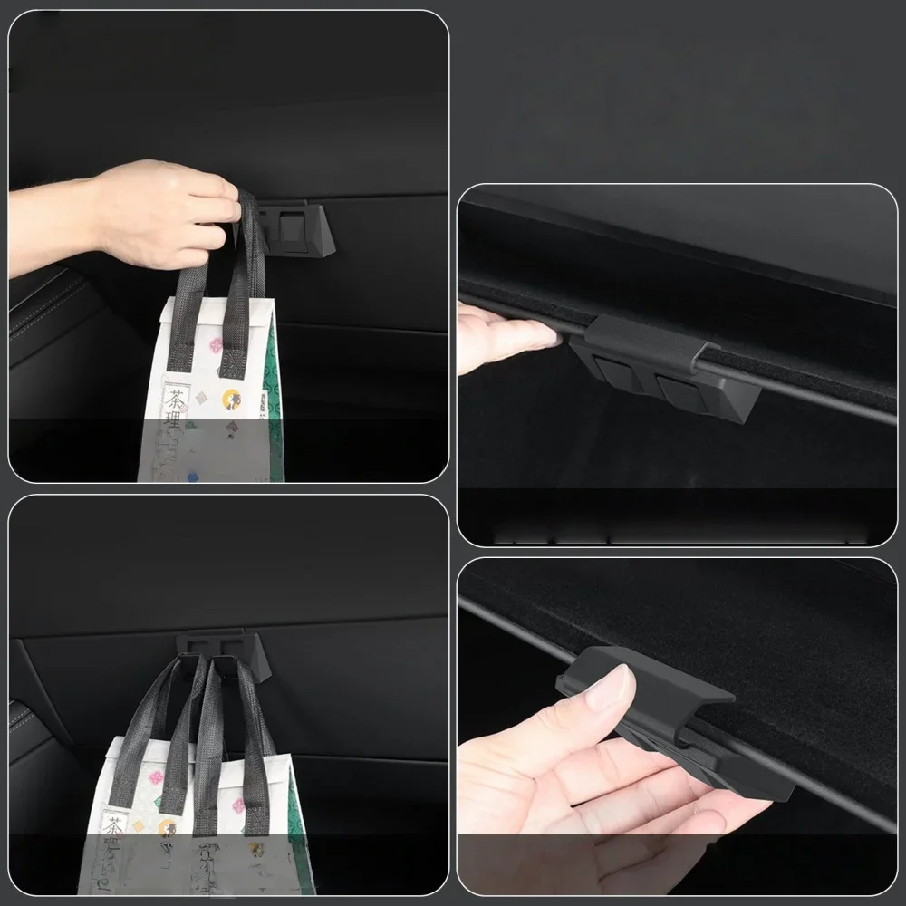 

Seat Backrest Hidden Hook For Tesla Model 3 Highland 24-26 Model Y 25-26 Model Y L Front Seat Hanger ABS Storage Rack New Model3