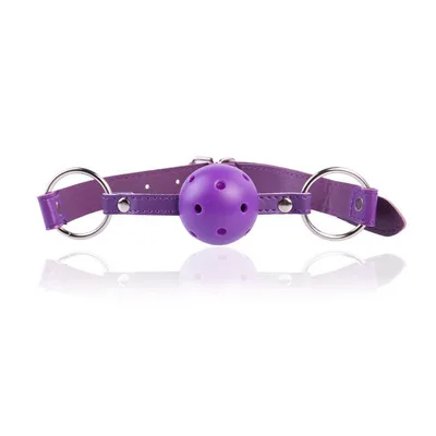 Gag a sfera in silicone morbido per giochi erotici di coppia_voghion.com