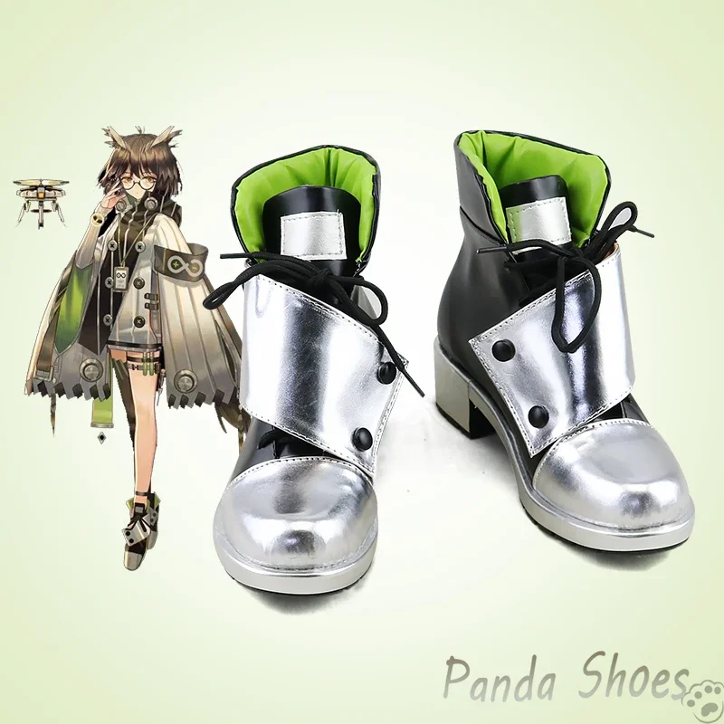 

Silence Game Arknights Cosplay Shoes Anime Cos Comic Cosplay Costume Prop Shoes for Con Halloween Party