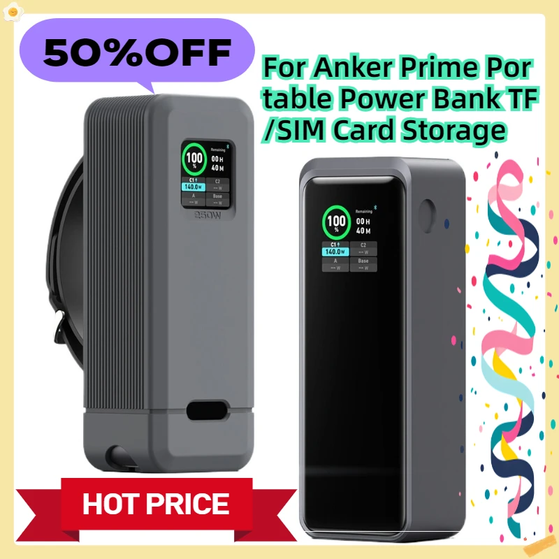 

For Anker Prime 250W Portable Power Bank TF/SIM Card Storage