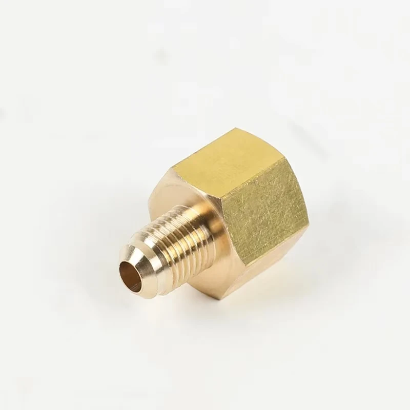 

Латунный переходник для газового соединения. G3/8 дюйма с внутренней резьбой на 7/16-20UNF (SAE1/4 дюйма), переходник для труб с наружной резьбой, шланговый фитинг