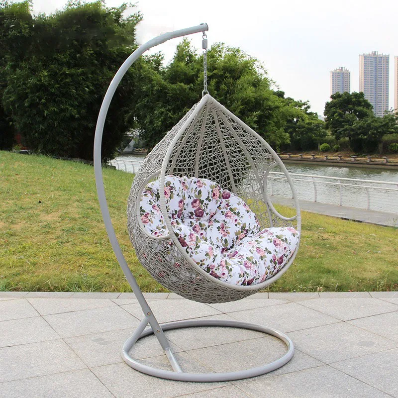 Hanging Chair Swing Hammock Nest Swing Leisure Hanging Egg Chairs Indoor Balcony Swing with Stand Rocking Chairs House Furniture