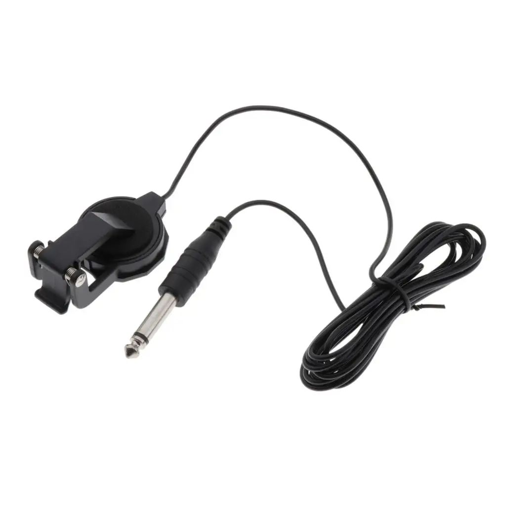 Ukelele Violin Musical Pickup Kit Easy Install Stick-on Instrument Amplifier Pickup Accessory for Acoustic Guitar Ukulele Use view 2