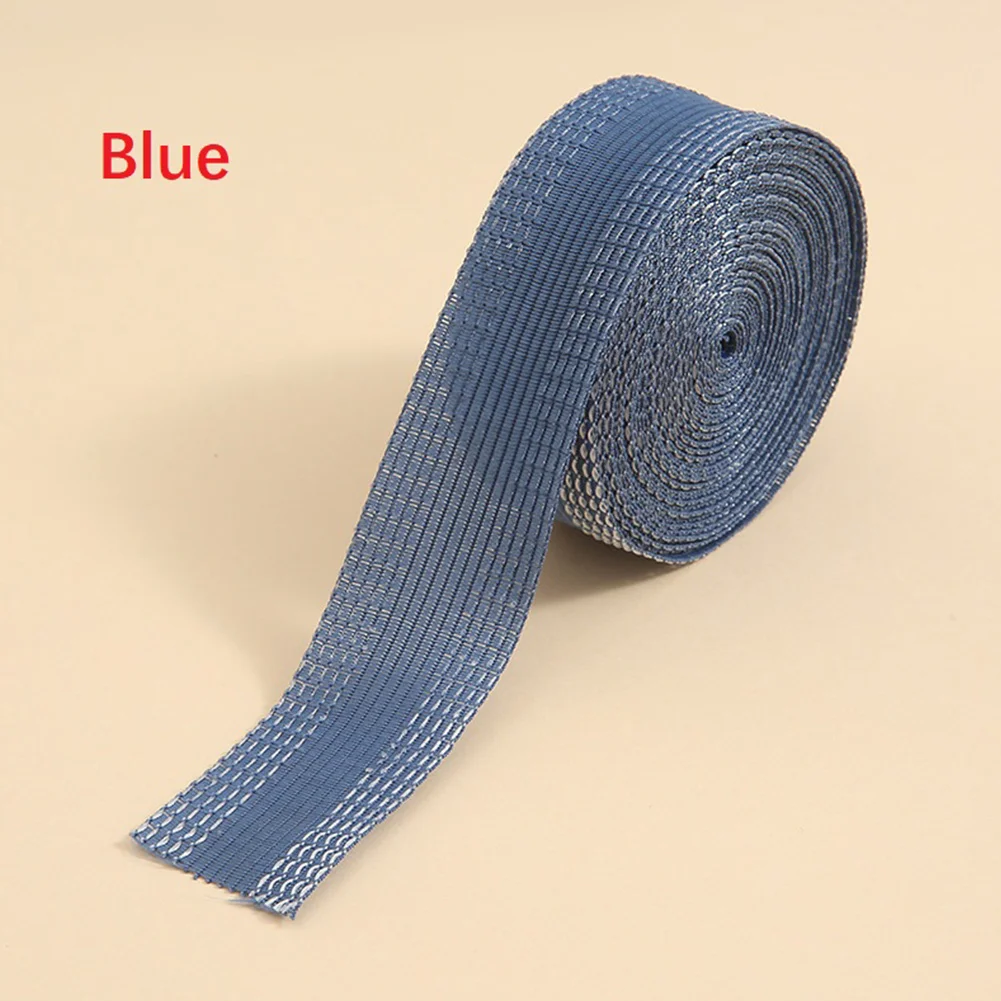 Black / White / Grey / Beige / Blue No Cropping Pants Mouth Paste 2.5cmWidth Iron-On Pants Edge Patches Shorten