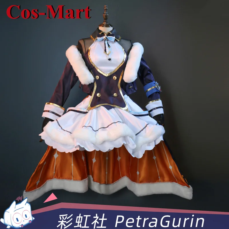 Cos-Mart Hot Anime VTuber EN Petra Gurin Cosplay Costume Elegant Gorgeous Sweet Unifom Dress Activity Party Role Play Clothing