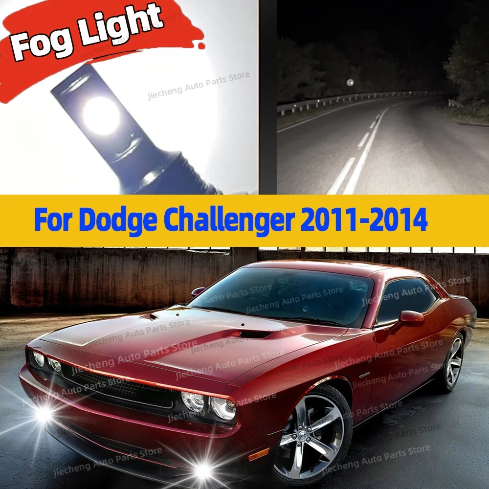 

2Pcs 5202 LED Bulb Fog Lights 25000LM 6000K CSP Chip For Dodge Challenger 2011 2012 2013 2014 Ultra Bright Plug Durable