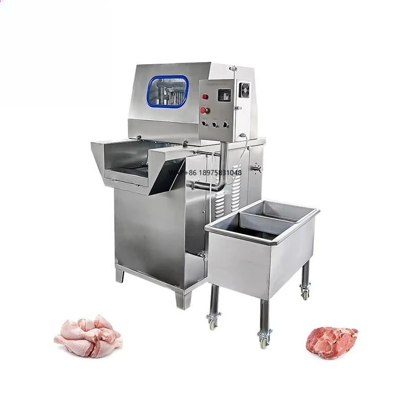 304 Stainless Steel Electric Meat Injector / Meat Brine Injector Machine / Fish Chicken Beef Pork Saline Machine