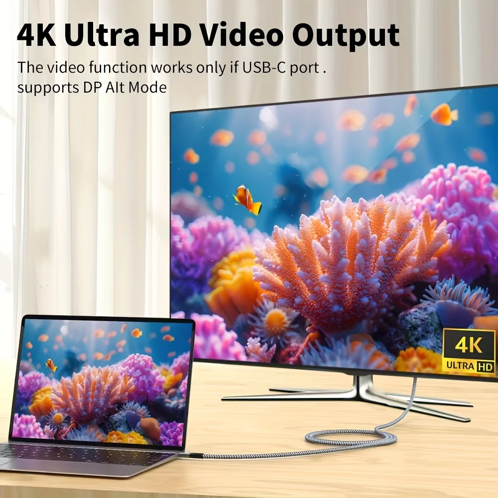 LAIHONEN USB C to USB C data cable 20Gbps USB C Gen 2 cable  feet 4K display cable 240W PD charging compatible for iPhone 15 Pro